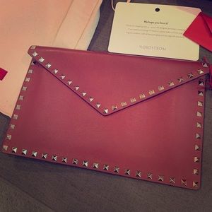 Valentino Rockstud Clutch